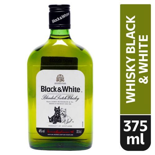 Whisky Black & White - 375 ml