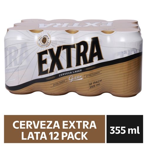 Cerveza Extra en lata 12 pack - 4260 ml