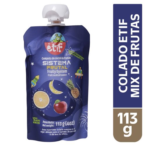 Colado Etiflex mix de frutas - 113 g