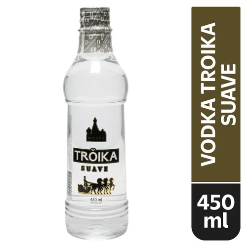 Vodka Troika Suave en PET - 450 ml