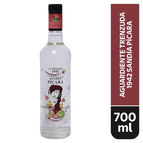 Aguardiente La Trenzuda 1942 Sandía Pícara - 700 ml
