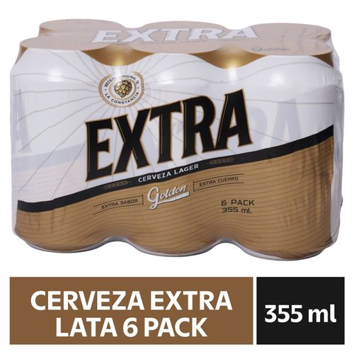 Cerveza Extra en lata 6 pack - 2130 ml