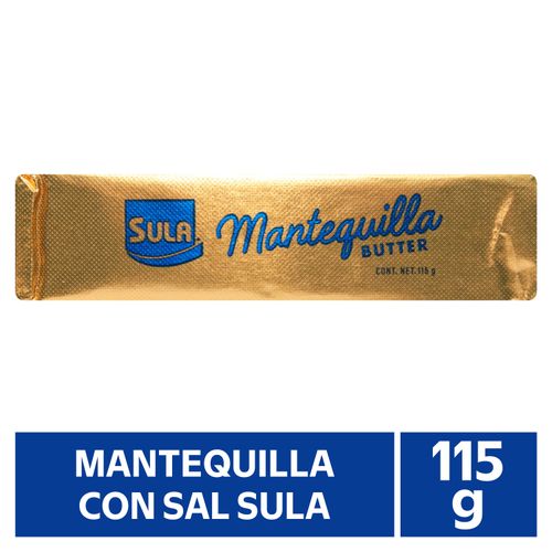 Mantequilla Sula Con Sal 115 g