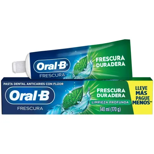 Pasta Dental Oral-B Frescura Duradera Limpieza Profunda 1 Ud - 140 ml